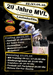 Plakat 20 Jahre MVL